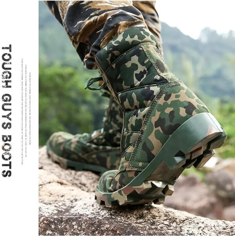 Men's/Women's Outdoor Hiking Boots Desert Boots Jungle off-Road Training, High Top Hiking Boots，Tactical Boots for Men