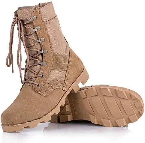 Men's/Women's Outdoor Hiking Boots Desert Boots Jungle off-Road Training, High Top Hiking Boots，Tactical Boots for Men