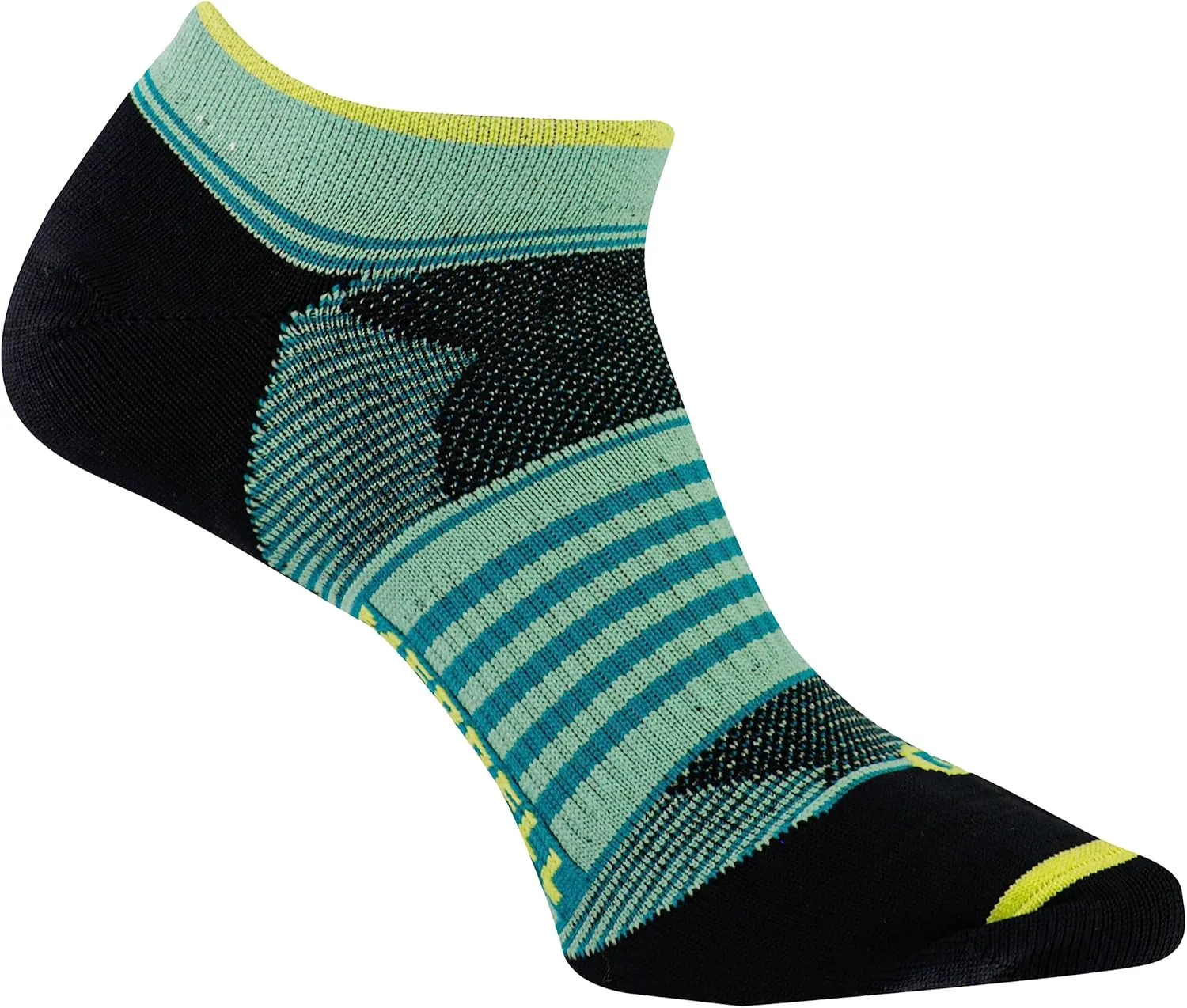 Merrell Men's and Women's Trail Running Lightweight Socks-Unisex Anti-Slip Heel and Breathable Mesh Zones