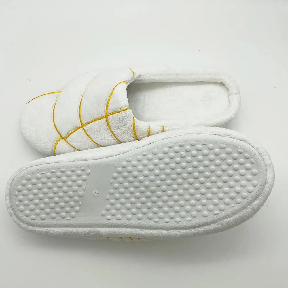 Mexican Concha Slippers for Women Men Concha Pantuflas Soft Plush House Slippers for Indoor Use