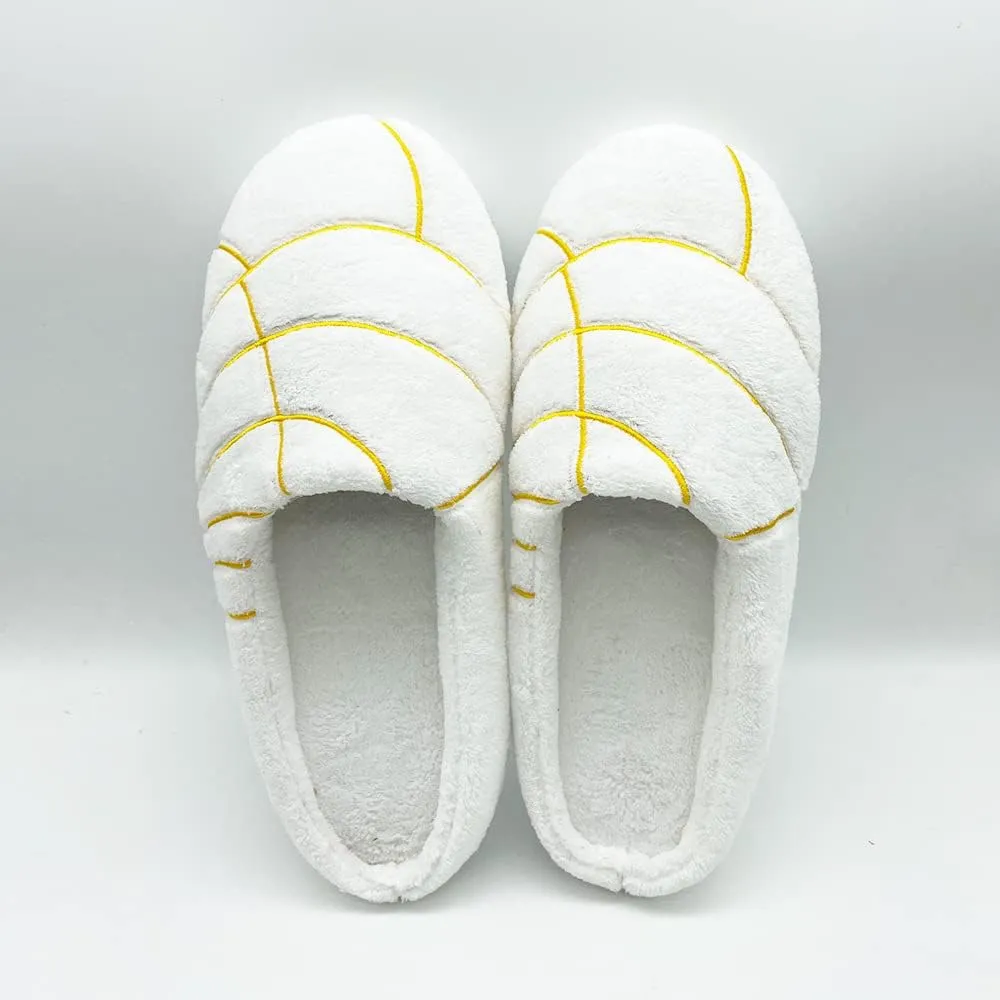 Mexican Concha Slippers for Women Men Concha Pantuflas Soft Plush House Slippers for Indoor Use