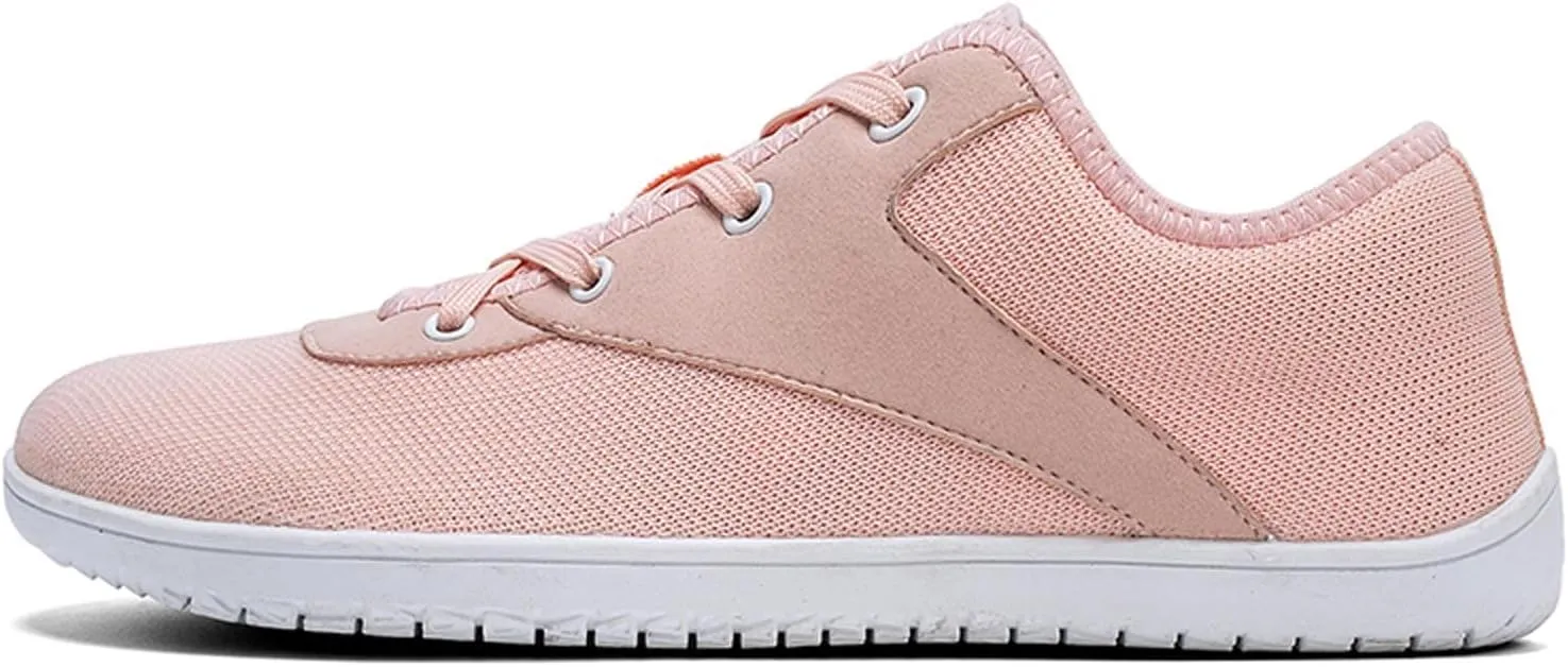 Minimalist Barefoot Shoes Womens Mens | Zero Drop Sole | Wide Toe Box | Fashion Canvas Sneakers Casual Walking Shoes Cross Trainer City Road Running Shoes