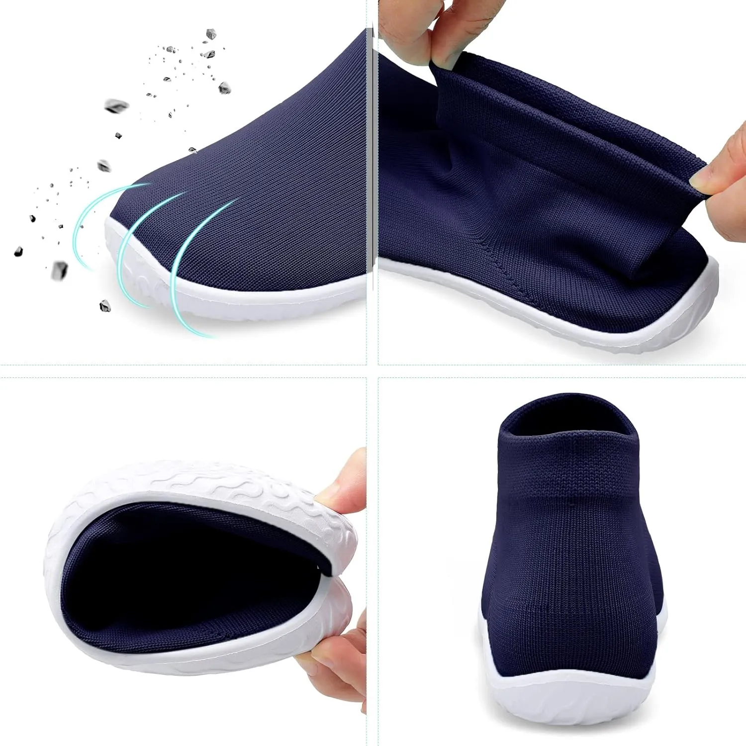 Minimalist Barefoot Sock Shoes for Women Men with Multi Purpose & Ultra Portable & Non Slip Sole