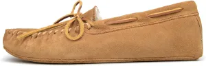 Minnetonka Womens Sheepskin Soft Leather Sole Moccasins