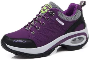 MIOKE Women's Casual Walking Running Sport Shoes Waterproof Non-Slip Trail Backpacking Outdoor Hiking Shoes