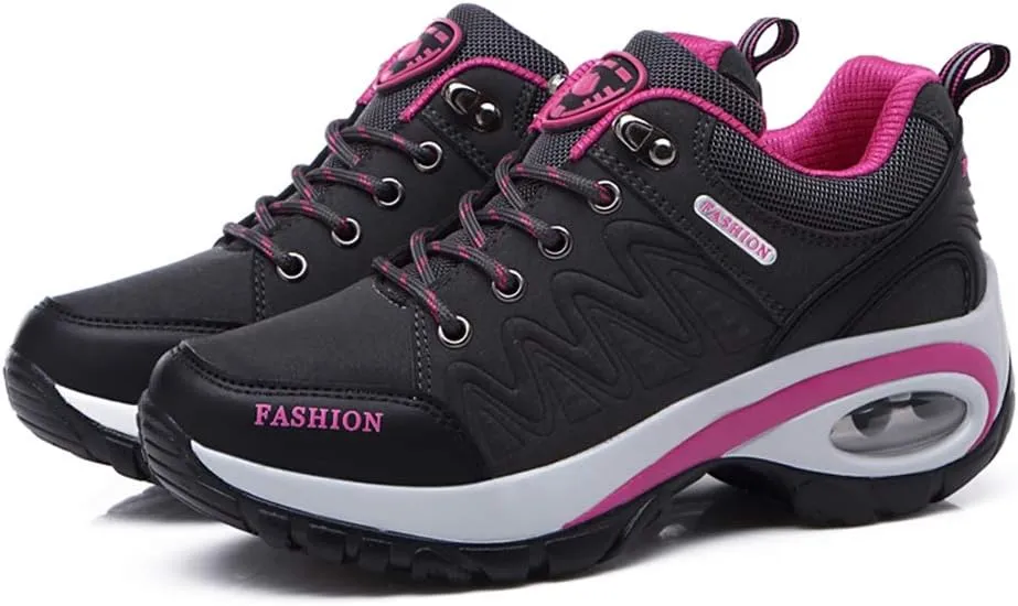 MIOKE Women's Casual Walking Running Sport Shoes Waterproof Non-Slip Trail Backpacking Outdoor Hiking Shoes
