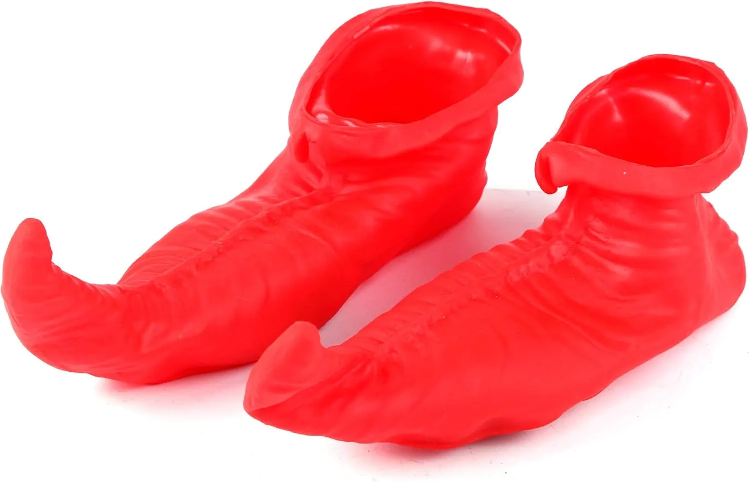 MizHome Women Teens Christmas Costume PVC Elf Shoes