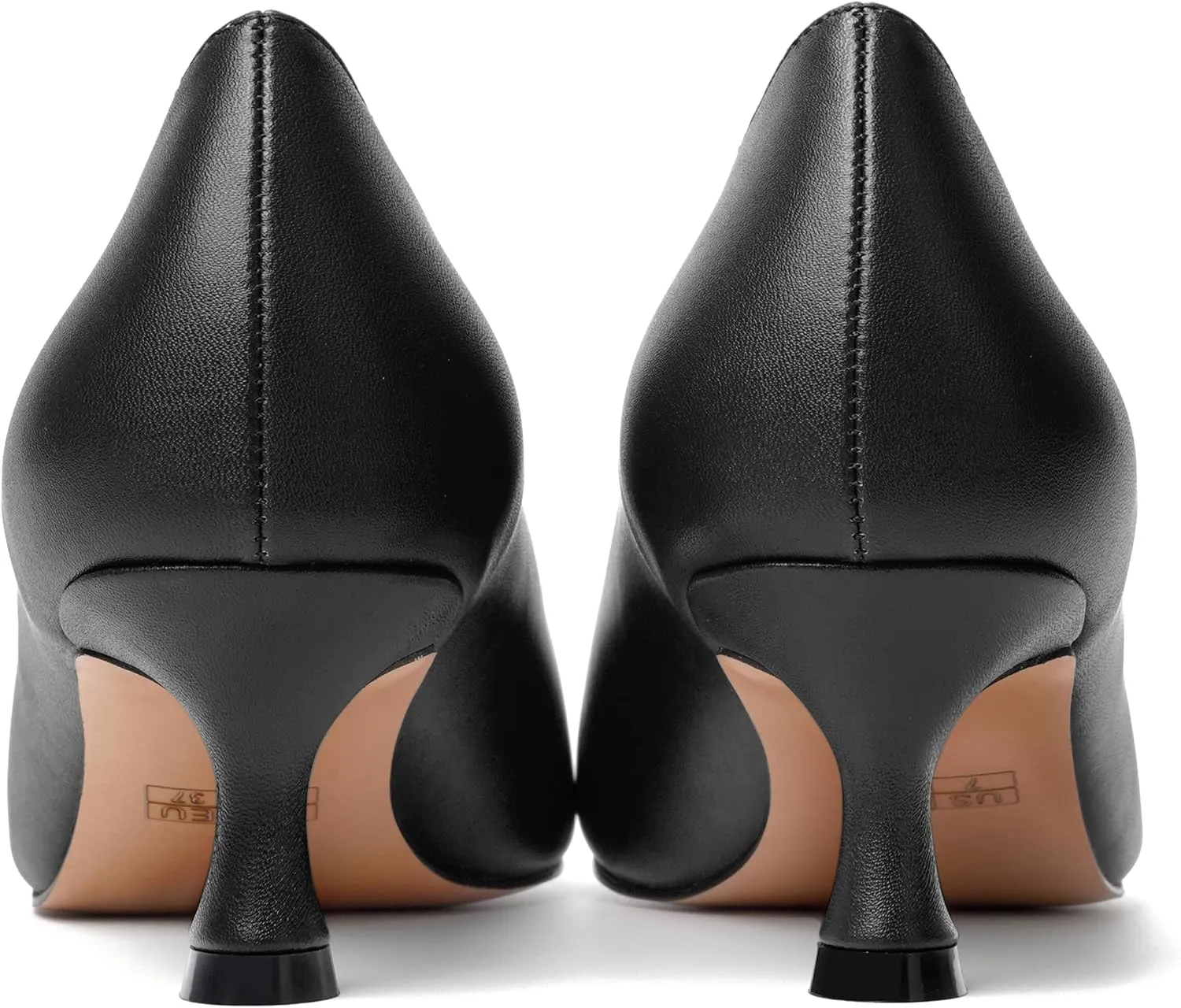 MODENCOCO Womens Office Matte Slip On Formal Round Toe Comfortable Kitten Low Heel Pumps Dress Shoes 2 Inch