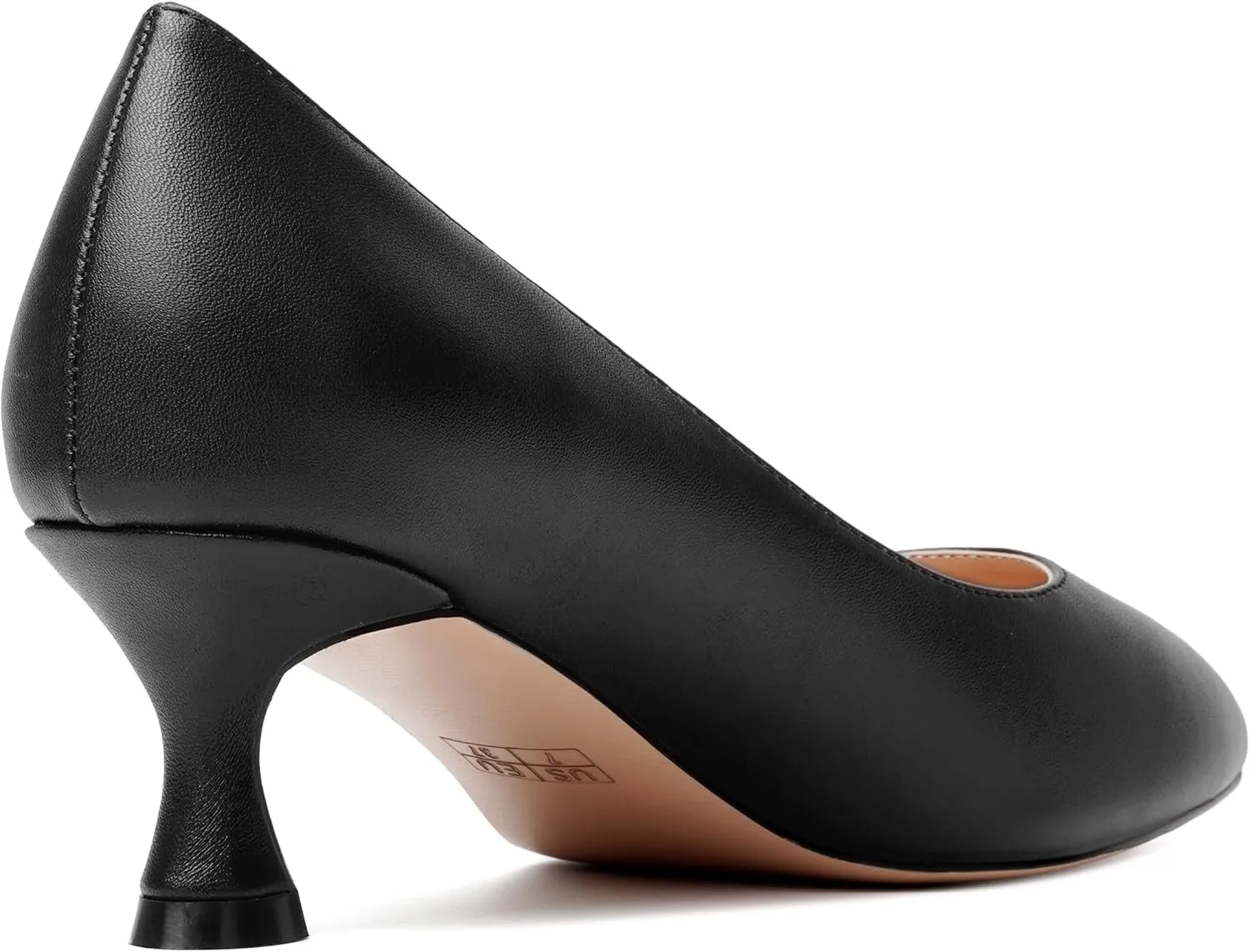 MODENCOCO Womens Office Matte Slip On Formal Round Toe Comfortable Kitten Low Heel Pumps Dress Shoes 2 Inch