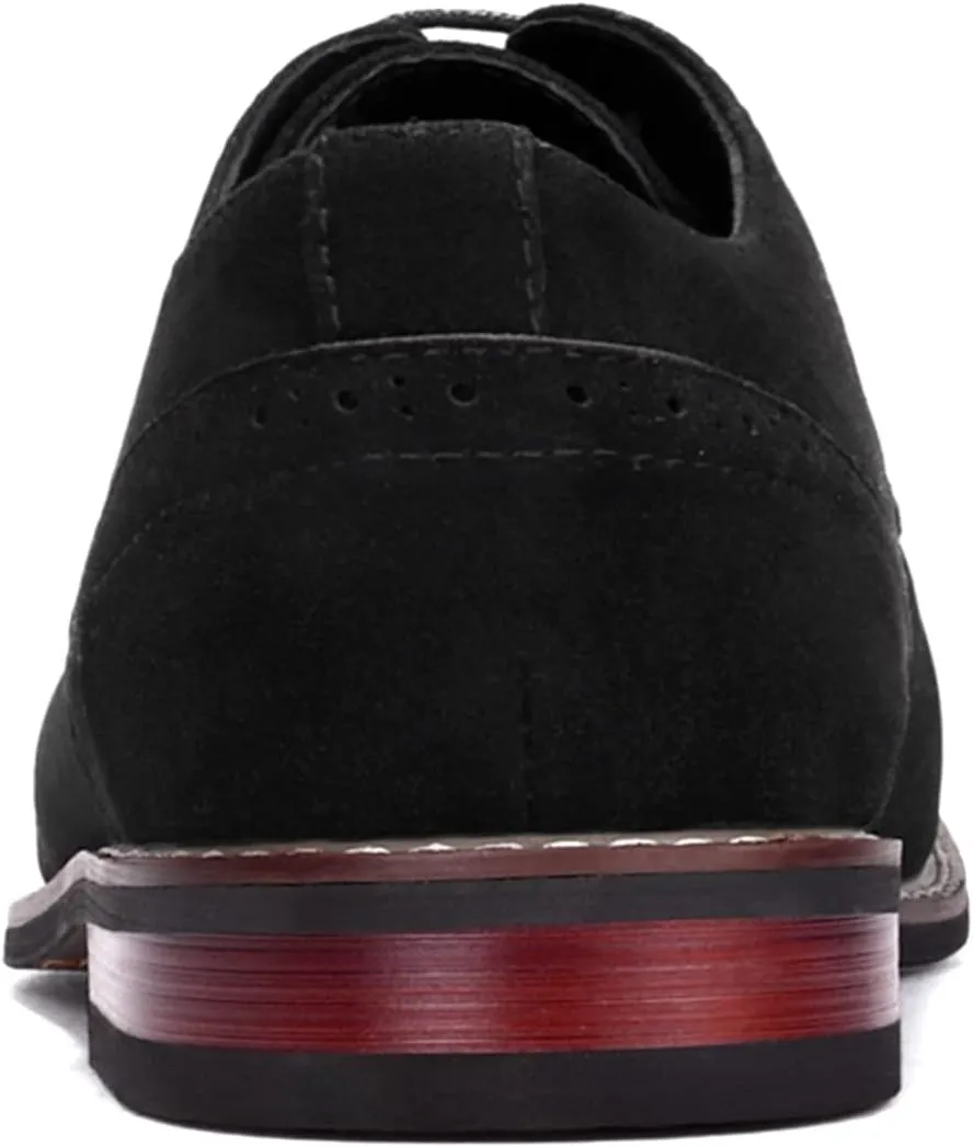 Mofri Men's Dress Shoes Formal Cap Toe Oxford Dress Shoes for Men Comfortable