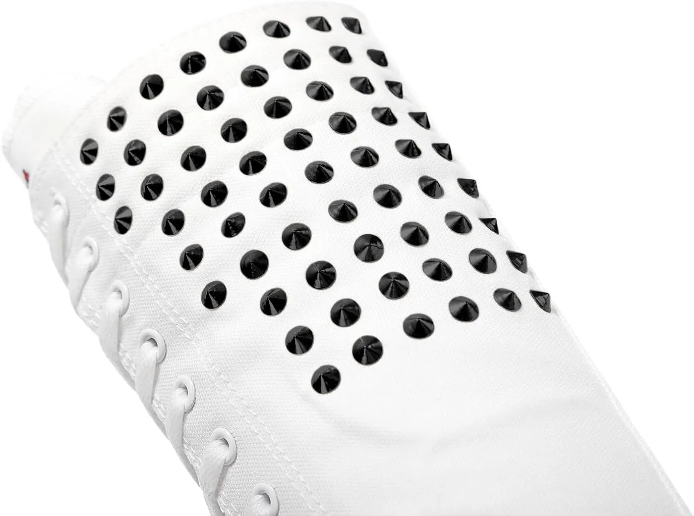 Momuk Long Rivet Knee High Canvas Boots Punk Style for Women & Girls