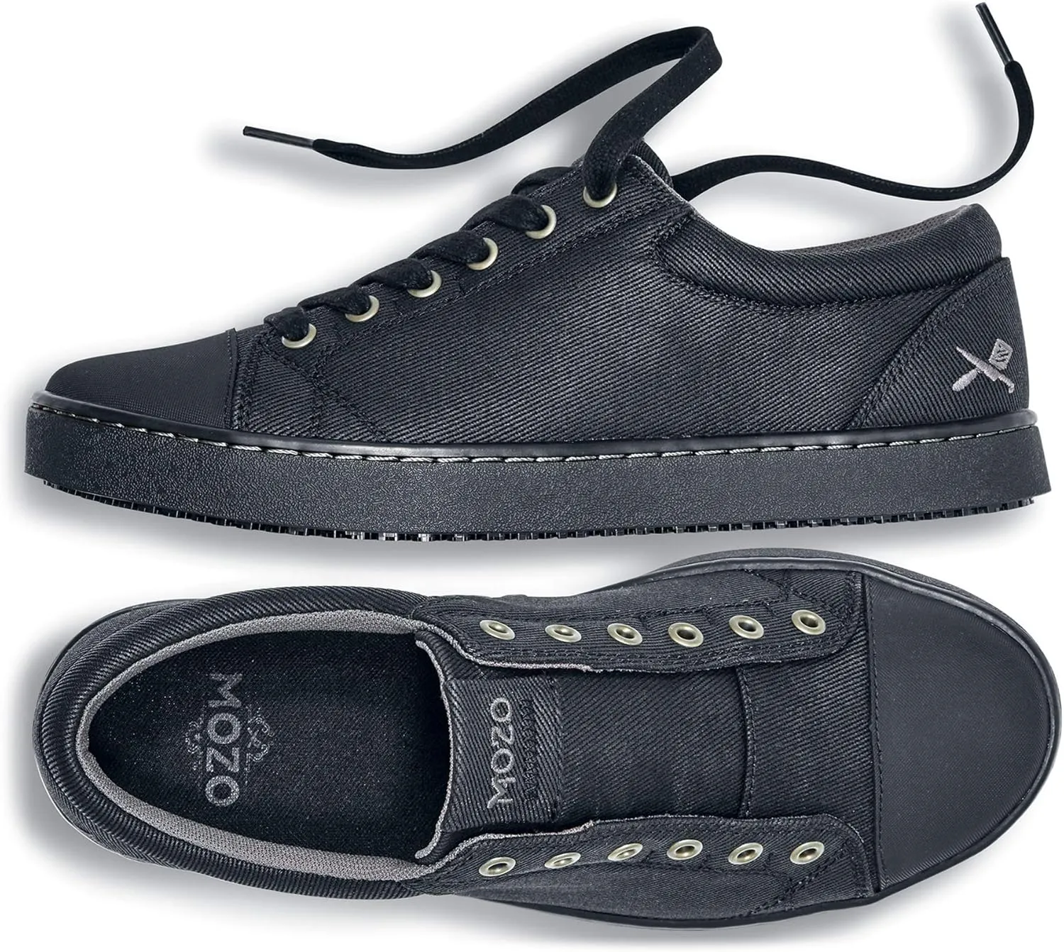 MOZO Men’s Slip Resistant Canvas Grind Work Sneakers