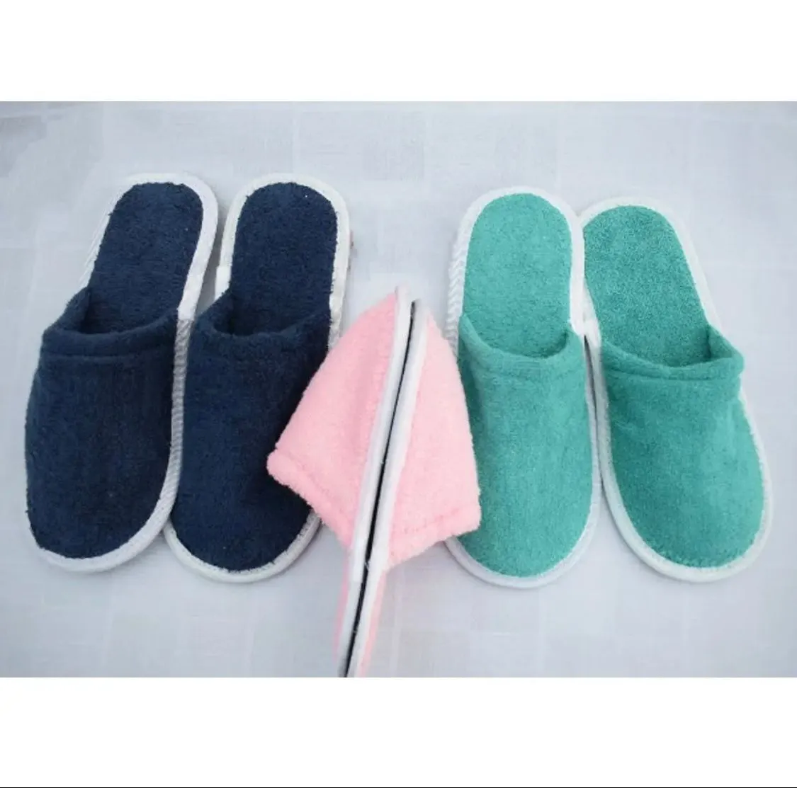 Multi Color Soft Cotton Slippers For Men and Women (random color)