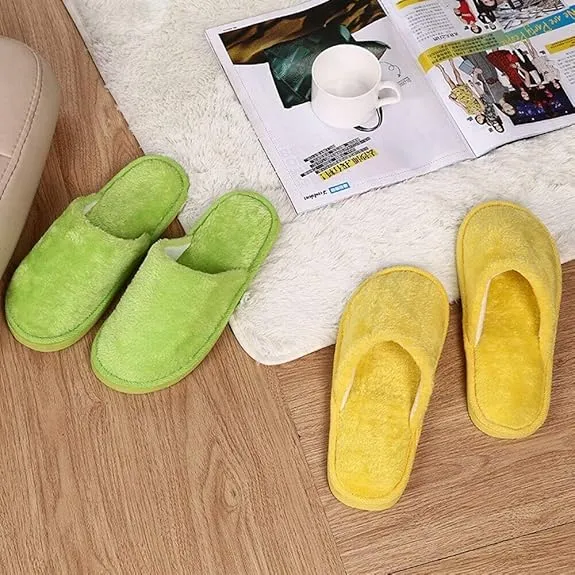 Multi Color Soft Cotton Slippers For Men and Women (random color)