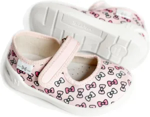 Natur Toddler Girls Mary Jane Canvas Shoes Textile with Patterns Loop Strap Non-Slip Sole