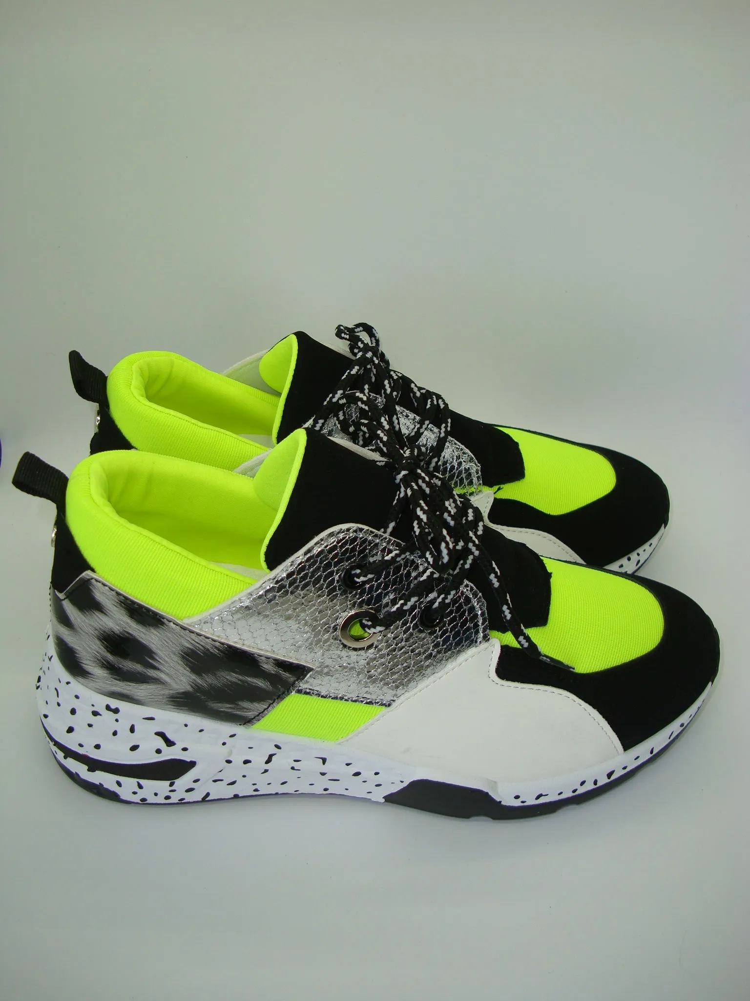 Neon Green Platform Sneaker