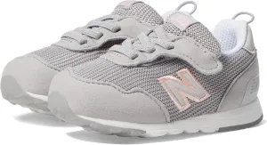 New Balance Kid's 515 V1 New-b Hook and Loop Sneaker, Rain Cloud/Pink Haze, 4.5 X-Wide Infant