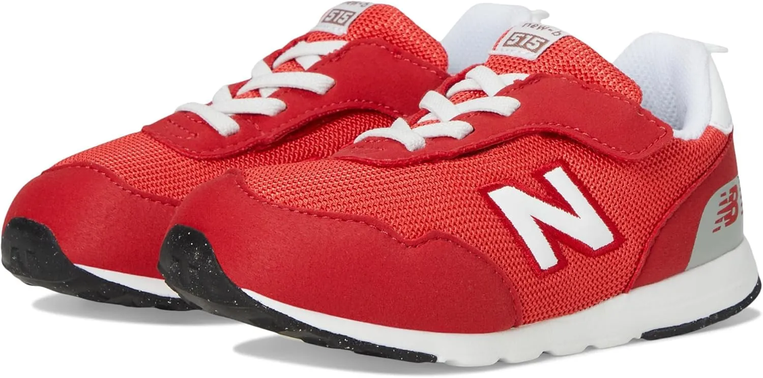 New Balance Kids 515 V1 New-b Hook and Loop Sneaker, Team Red/Blast Red, 6.5 X-Wide US Unisex Toddler
