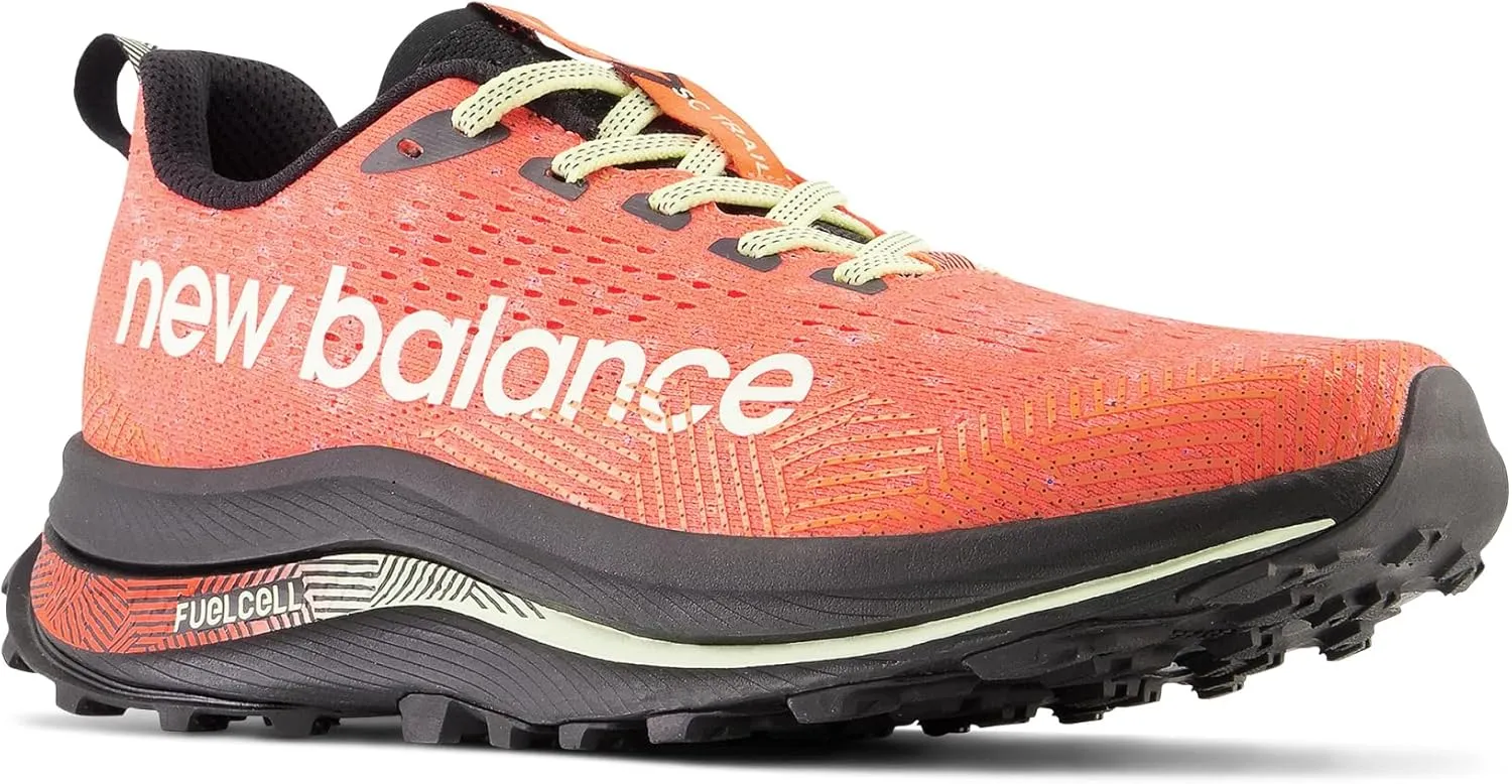 New Balance TECHNICAL_SPORT_SHOE New Balance FuelCell SuperComp Trail Bleached Lime Glo/Nb Navy 8 D (M)