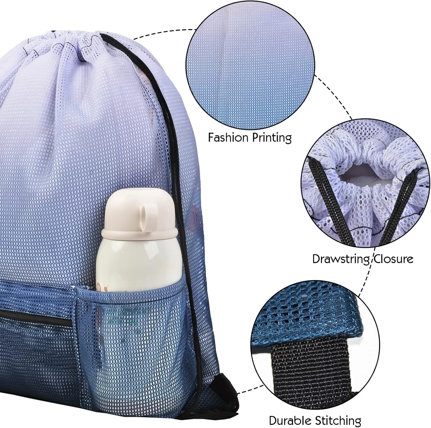 Nidoul Daypack Backpacks, Grey, 3850CM