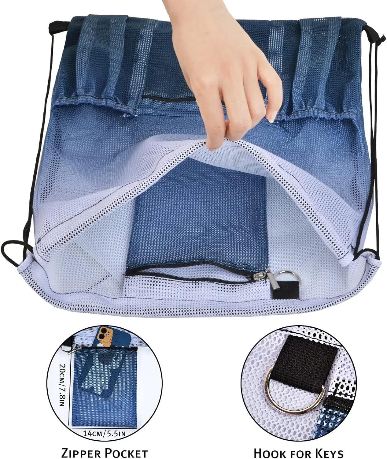 Nidoul Daypack Backpacks, Grey, 3850CM