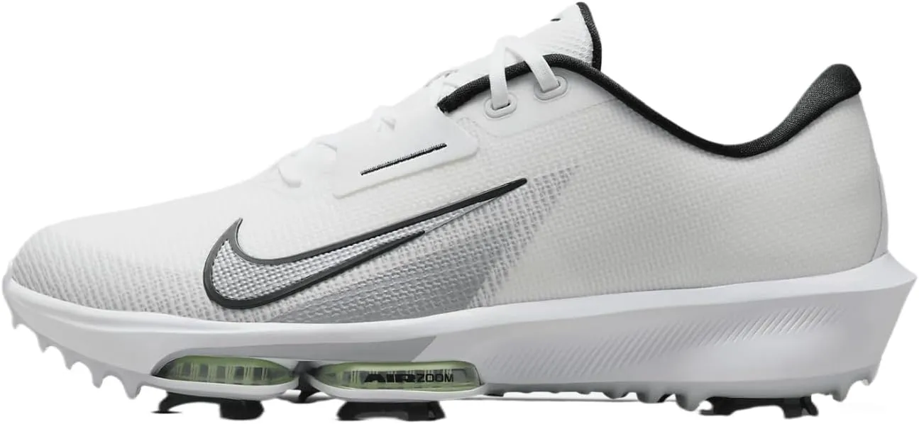 Nike Infinity Tour 2 Golf Shoes (FD0217-100, White/Vapor Green/Pure Platinum/Black) Size 15