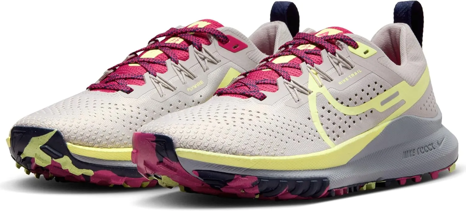 Nike Pegasus Trail 4 Women's Trail Running Shoes (DJ6159-002, Platinum Violet/Purple Ink/Fierce Pink)