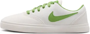 Nike SB Check Canvas Big Kids' Skate Shoes (905373-018, Phantom/Summit White/Sail/Chlorophyll) Size 6.5