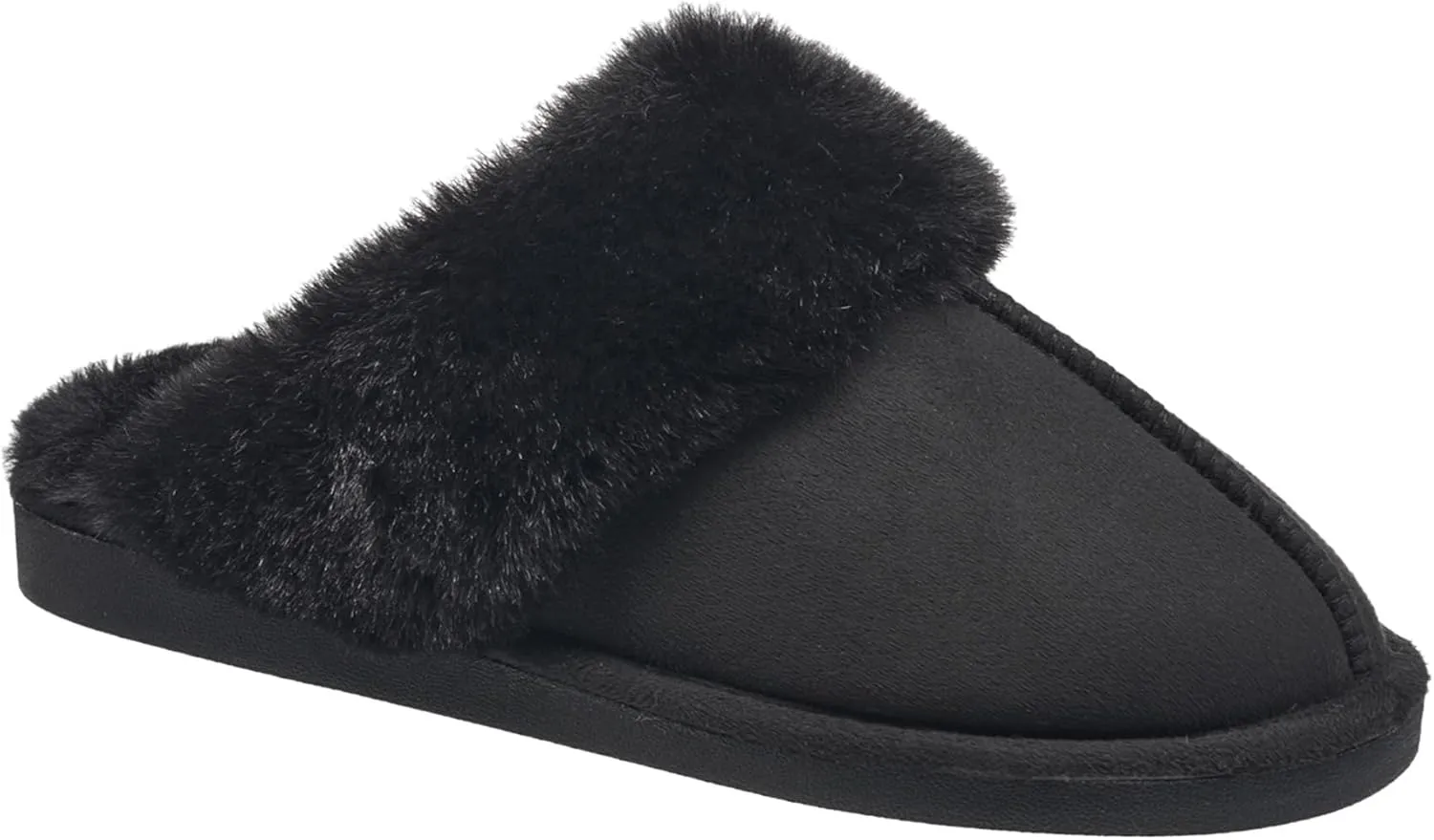 Nine West Scuff Slippers For Women, Extra Soft & Comfortable Winter House Shoes