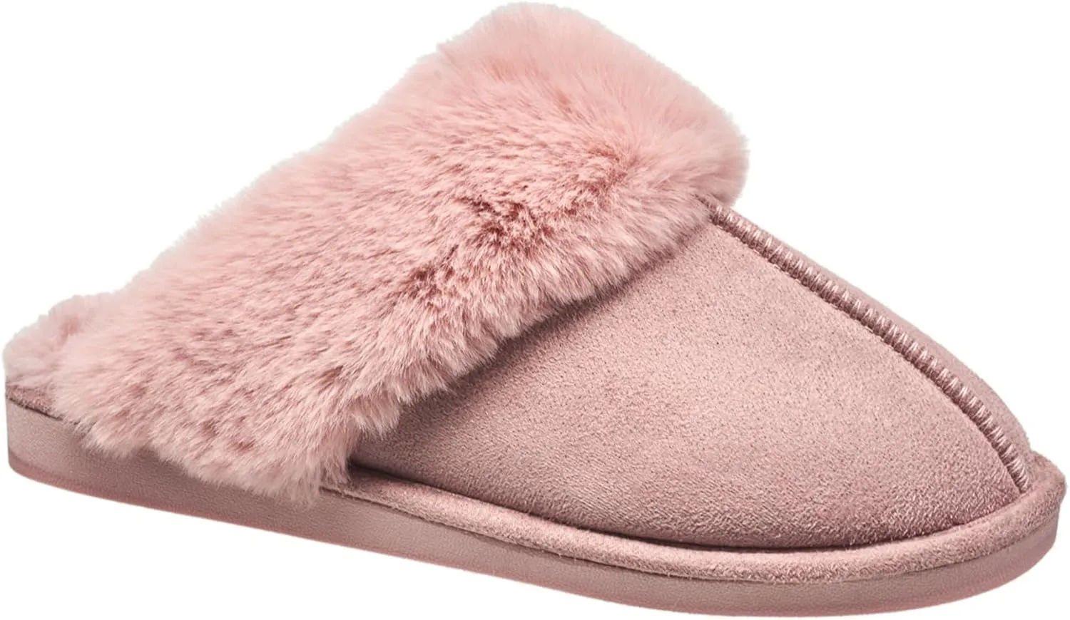 Nine West Scuff Slippers For Women, Extra Soft & Comfortable Winter House Shoes