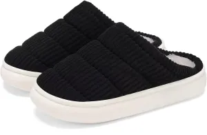 NineCiFun Womens House Shoes Warm Memory Foam Slippers for Women Indoor Soft Fleece Lined Womens Slippers