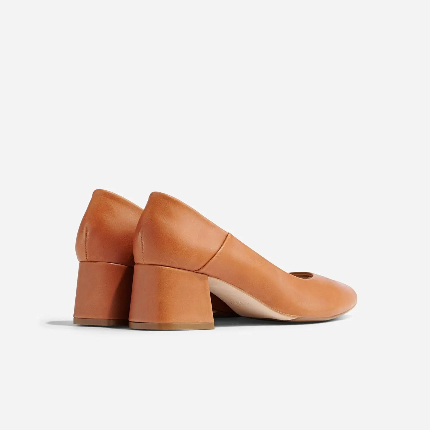 Nisolo Women's Fiorela Go-to Heels, from Dressy Casual to Any Occasions, 2" Heel Height, Soft & Breathable Leather Construction, Cushioned Memory Foam Insoles for Comfort, True to Size
