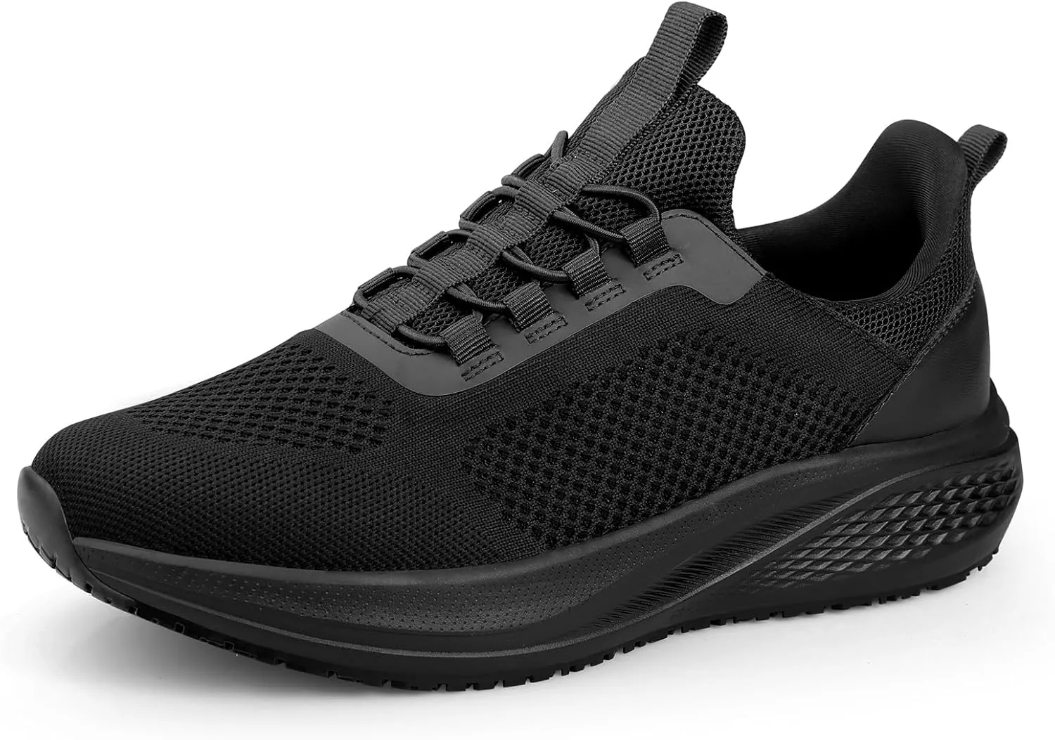 Non Slip Work Shoes for Men Slip Resistant Food Service Shoes Slip on Chef Kitchen Restaurant Sneakers Mesh Work Footwear Lightweight Walking Shoes Casual Fashion