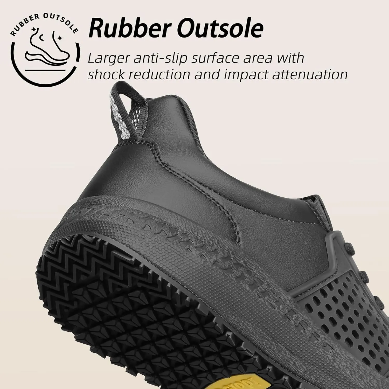 Non Slip Work Shoes for Men Waterproof Kitchen Slip Resistant Shoe Chef Food Service Shoes Restaurant Hospital