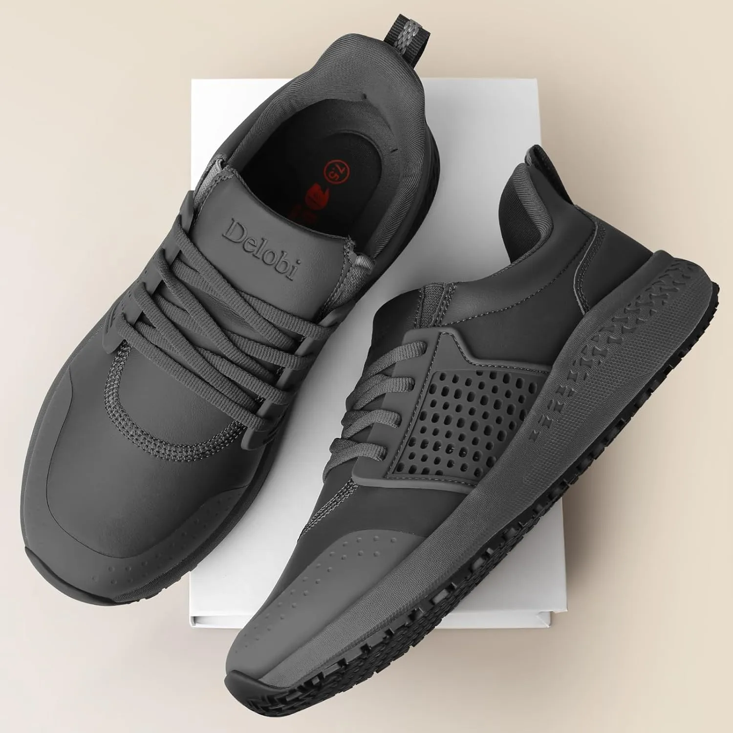 Non Slip Work Shoes for Men Waterproof Kitchen Slip Resistant Shoe Chef Food Service Shoes Restaurant Hospital