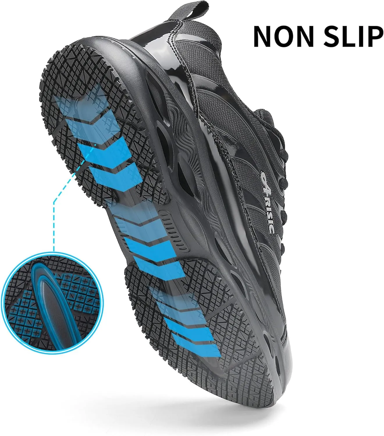 Non Slip Work Shoes for Men Women Waterproof Sneakers Men Comfortable Restaurant Chef Shoes Slip Resistant Shoes for Men Breathable Walking Sneakers for Daily Use