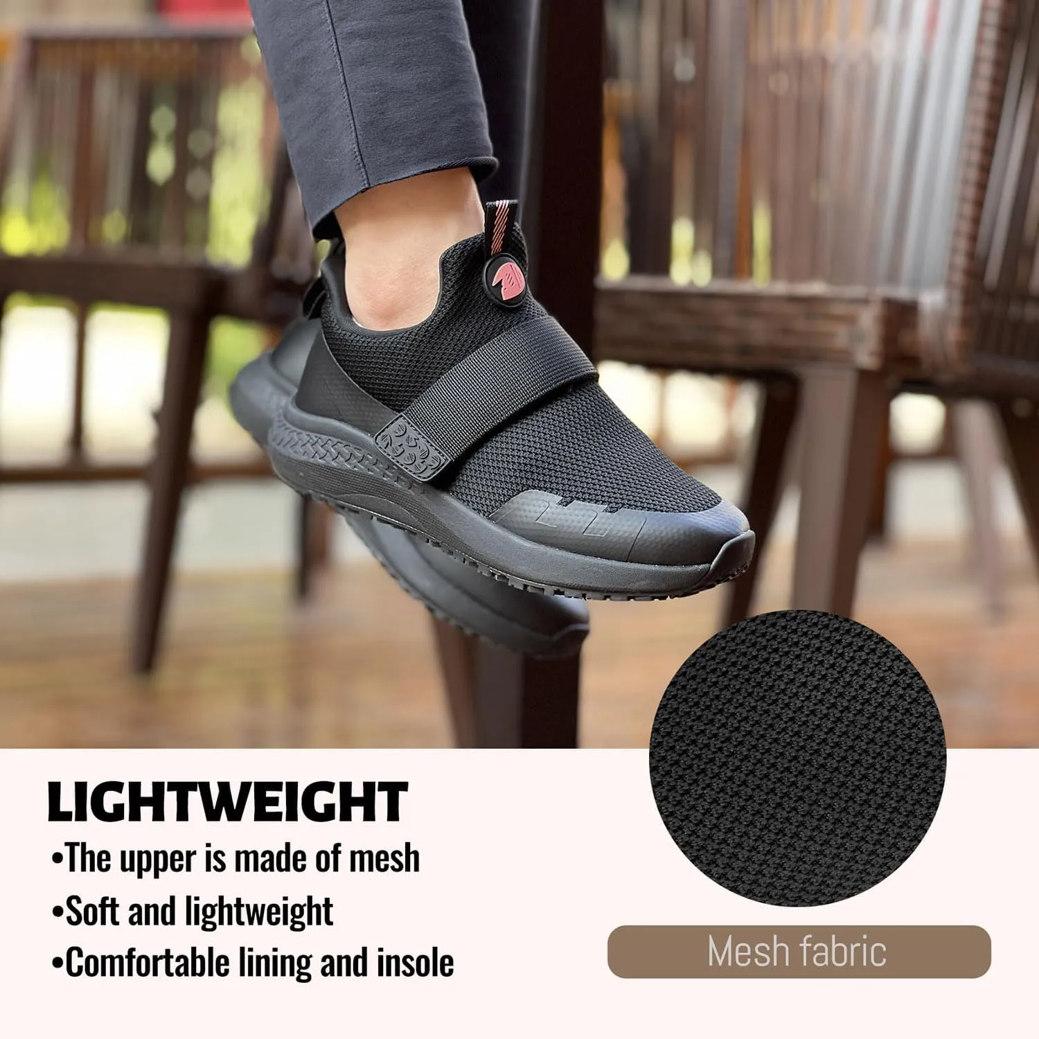 Non Slip Work Shoes for Women Food Service Slip Resistant Waterproof Kitchen Chef Slip On Restaurant Shoes Walking Sneakers Lightweight Comfortable Working Footwear