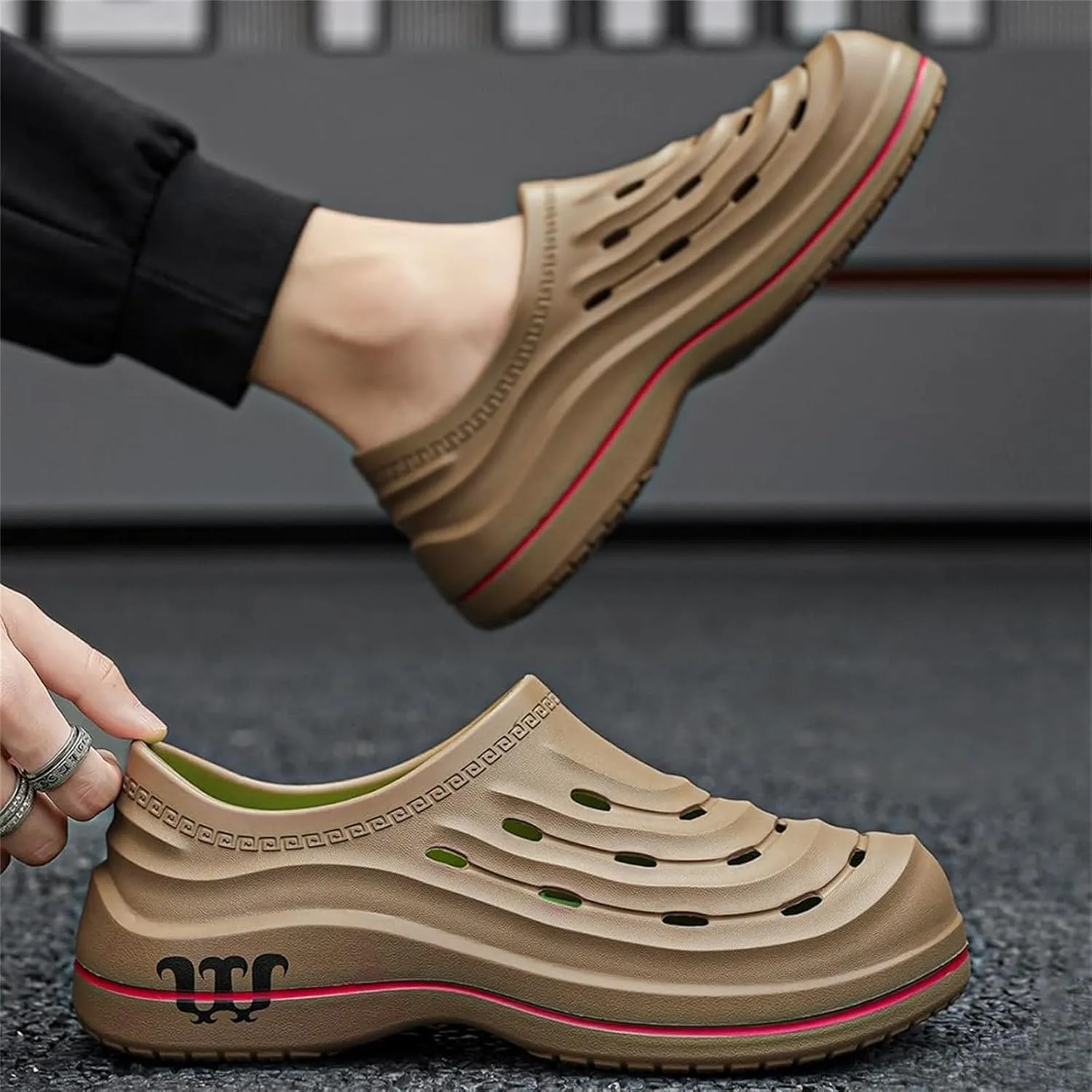Non Slip Work Shoes Women Armadillo Shoe for Women Armadillo Clogs for Nurses Slip Resistant Shoe Lightweight Comfortable Restaurant Food Service Footwear Unisex Waterproof Garden Sneaker Soft Outdoor