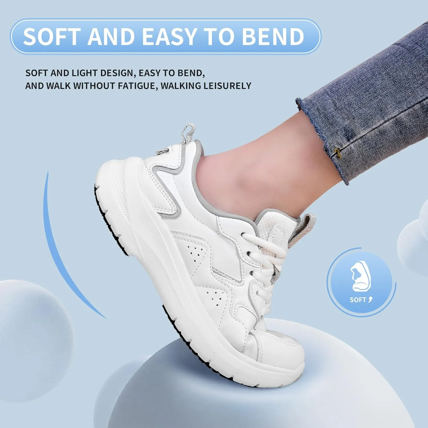 Non Slip Work Shoes Women Food Service Slip Resistant Restaurant Shoes Nursing Womens