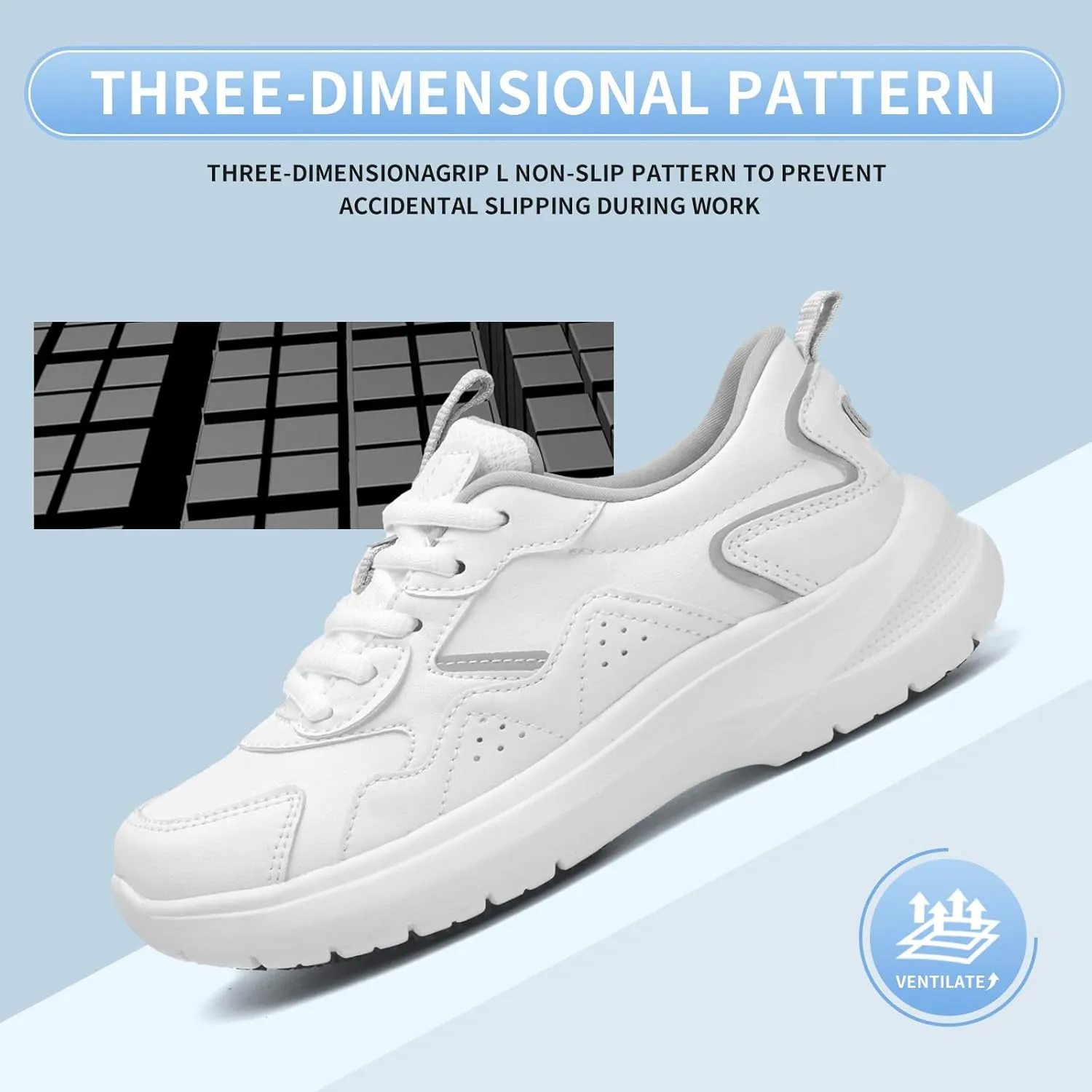 Non Slip Work Shoes Women Food Service Slip Resistant Restaurant Shoes Nursing Womens