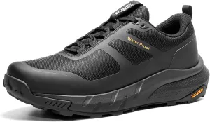NORTIV 8 Men's Waterproof Hiking Shoes Lightweight Trekking Walking Sneakers with Arch Support for Camping Tennis Outdoor Training StreamRunner