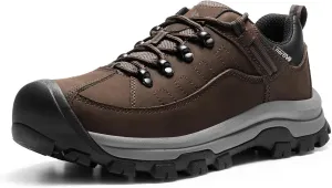 NORTIV 8 Men's Waterproof Hiking Shoes Non-Slip Trekking Trail Shoes Lightweight Durable Outdoor Work Shoes Bluff