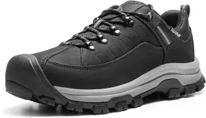 NORTIV 8 Men's Waterproof Hiking Shoes Non-Slip Trekking Trail Shoes Lightweight Durable Outdoor Work Shoes Bluff