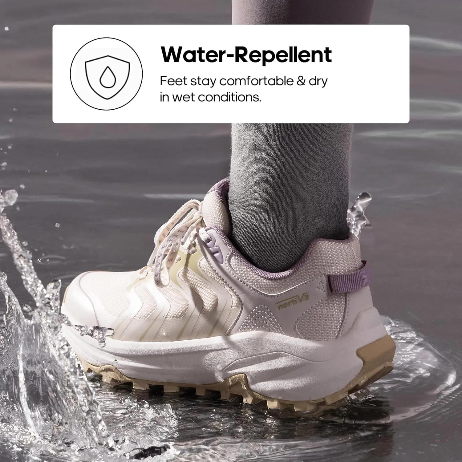NORTIV 8 Women's Hiking Shoes Lightweight Walking Sneakers with Arch Support Outdoor Work Camping Tennis Workout Cross Training Echo