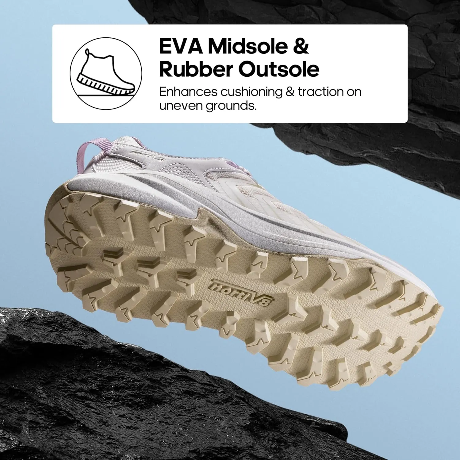 NORTIV 8 Women's Hiking Shoes Lightweight Walking Sneakers with Arch Support Outdoor Work Camping Tennis Workout Cross Training Echo