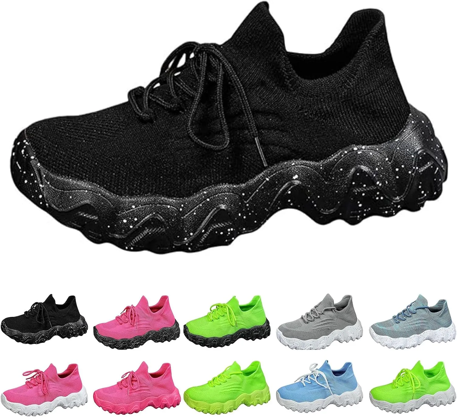 Nurse Babe Shoes for Women Breathable Mesh Casual Footwear Walking Running Sneakers with Arch Support Lightweight Non-Slip Orthopedic Sneakers Comfort Wear Orthowear Shoe
