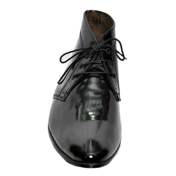 Obeeze Handmade Black Leather Chukka Boot