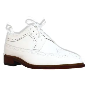 Obeeze Handmade Brook Style White Oxfords