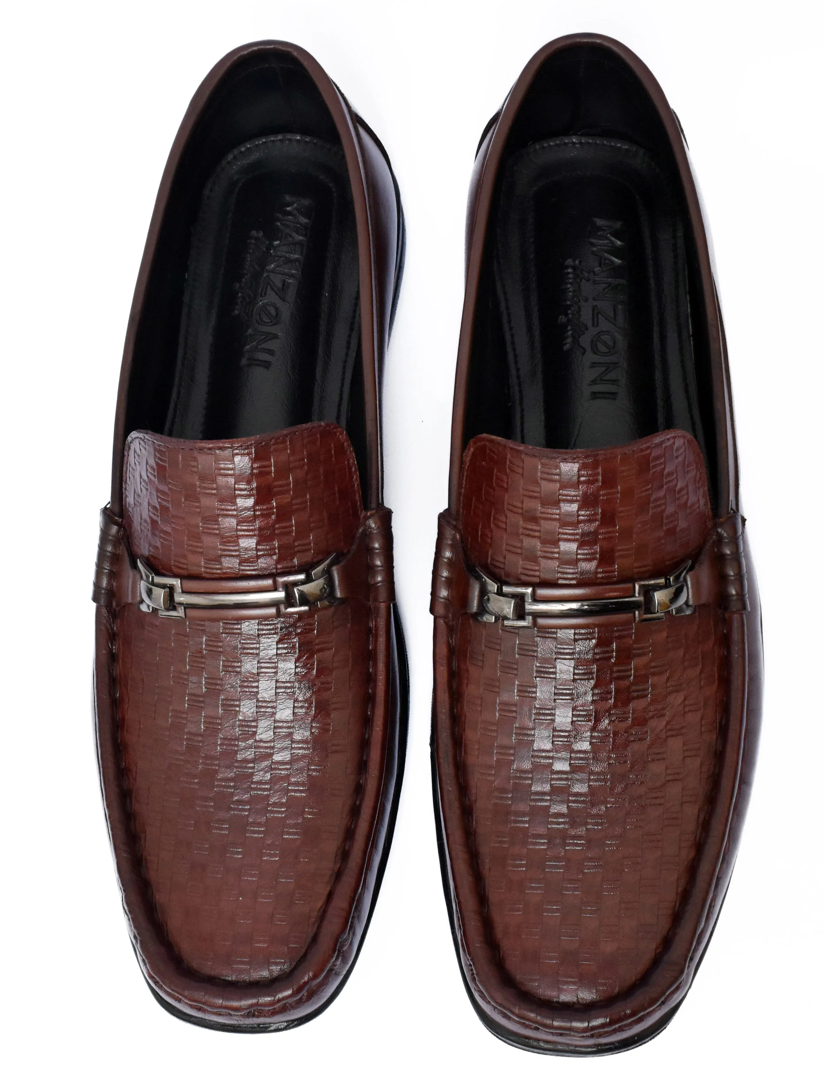 Obeeze Handmade Brown Casual Loafers
