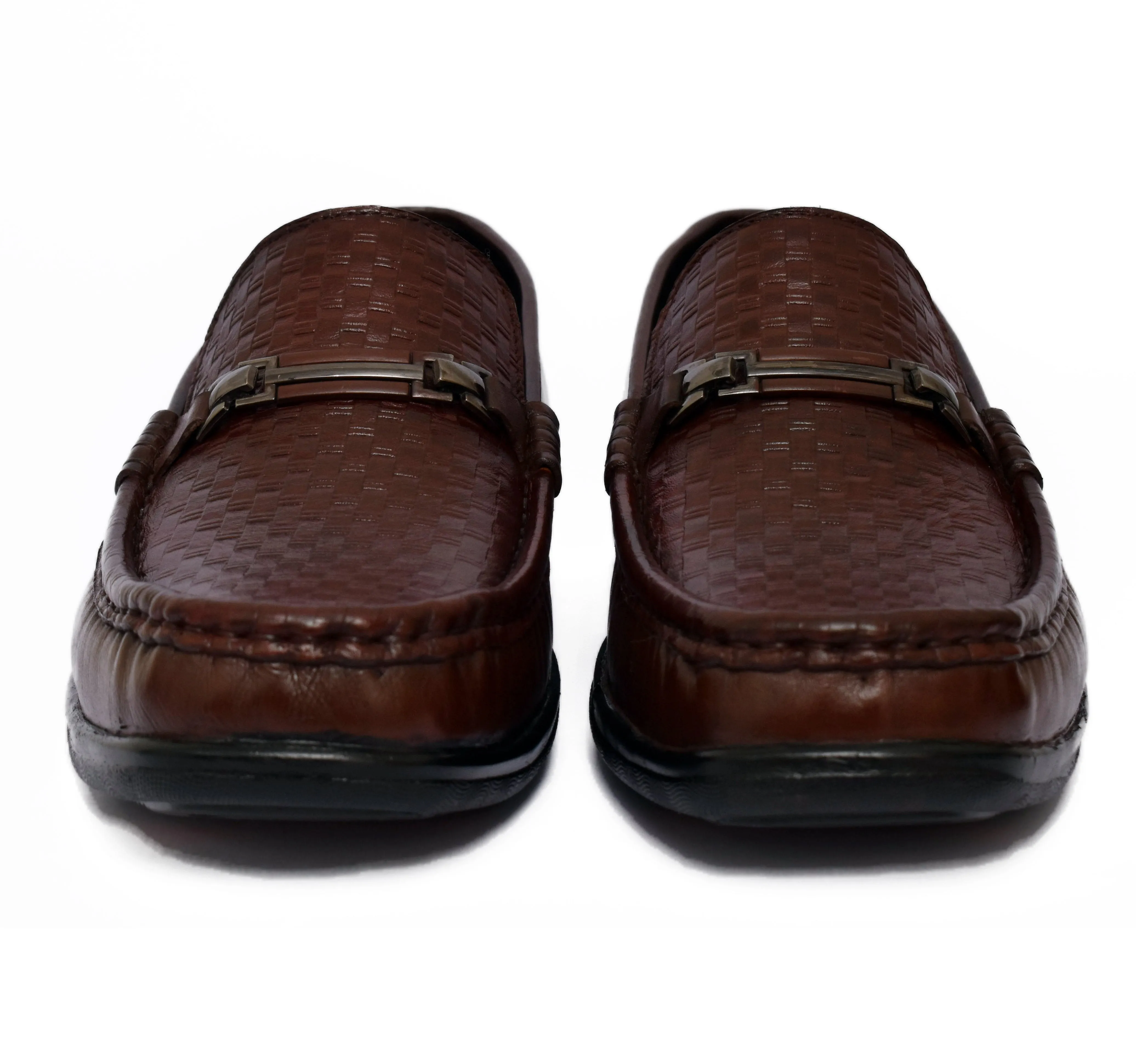 Obeeze Handmade Brown Casual Loafers
